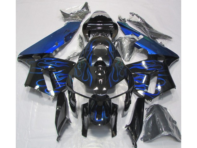 2005-2006 Gloss Blue Flame Honda CBR600RR Fairings for Sale 2005-2006 Gloss Blue Flame Honda CBR600RR Fairings for Sale