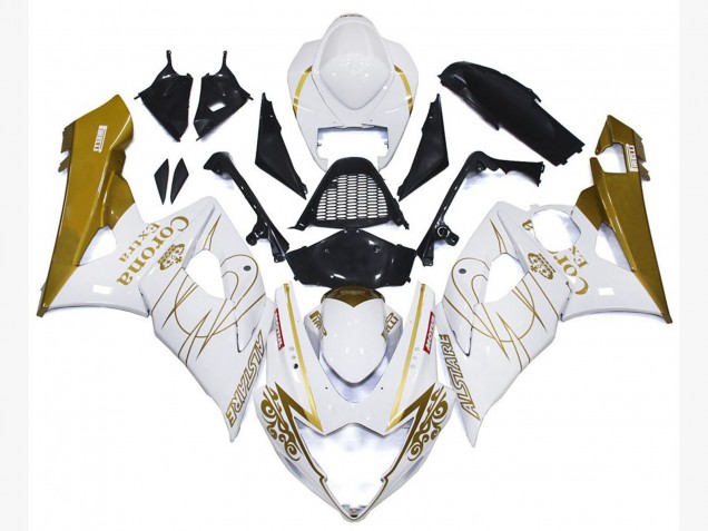 2005-2006 Gold Gloss Corona Custom Suzuki GSXR 1000 Fairings for Sale 2005-2006 Gold Gloss Corona Custom Suzuki GSXR 1000 Fairings for Sale