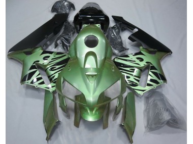 2005-2006 Light Green Flame Honda CBR600RR Fairings for Sale