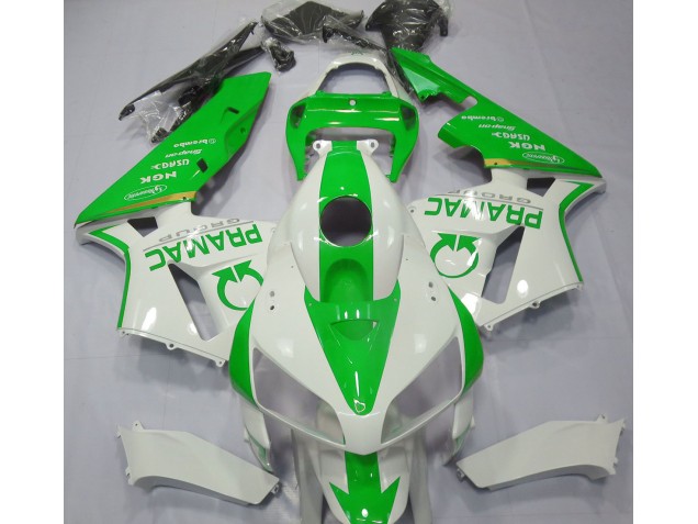 2005-2006 Light Green and White Pramac Honda CBR600RR Fairings for Sale