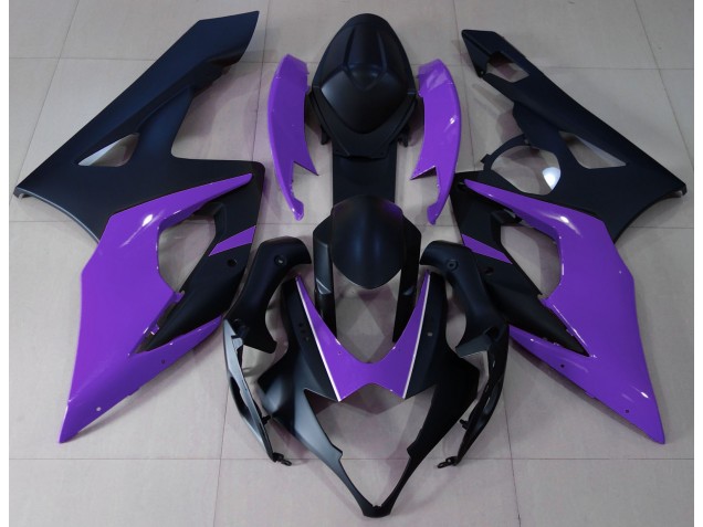 2005-2006 Matte Black & Purple Suzuki GSXR 1000 Fairings for Sale