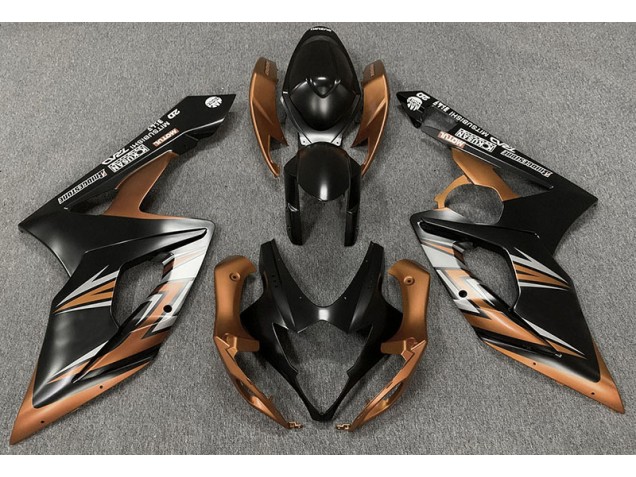 2005-2006 Matte Black and Bronze Suzuki GSXR 1000 Fairings for Sale 2005-2006 Matte Black and Bronze Suzuki GSXR 1000 Fairings for Sale