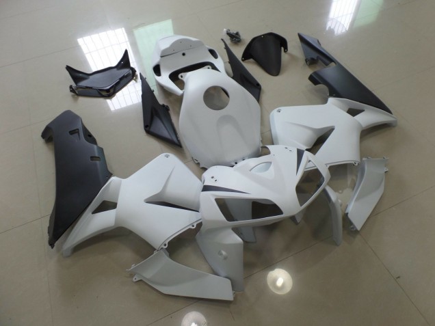 2005-2006 Matte White and Black Honda CBR600RR Fairings for Sale 2005-2006 Matte White and Black Honda CBR600RR Fairings for Sale