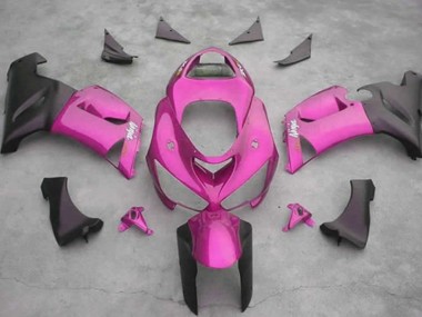 2005-2006 Pink Kawasaki ZX6R Fairings for Sale