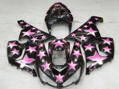 2005-2006 Pink Star Kawasaki ZX6R Fairings for Sale