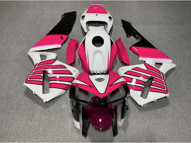 2005-2006 Pink and White Wings Honda CBR600RR Fairings for Sale 2005-2006 Pink and White Wings Honda CBR600RR Fairings for Sale