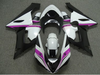 2005-2006 Pink white and Black Kawasaki ZX6R Fairings for Sale