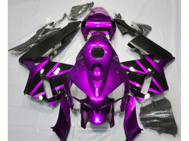 2005-2006 Purple & Gloss Black Design Honda CBR600RR Fairings for Sale