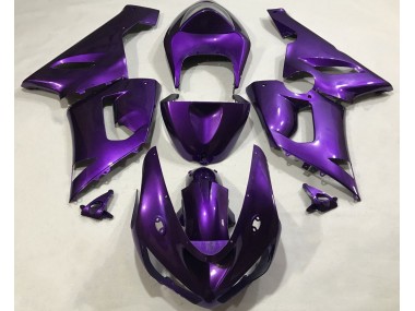 2005-2006 Purple Kawasaki ZX6R Fairings for Sale