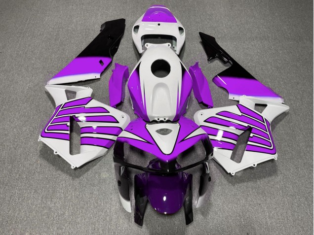 2005-2006 Purple and White Wings Honda CBR600RR Fairings for Sale 2005-2006 Purple and White Wings Honda CBR600RR Fairings for Sale