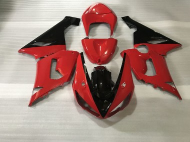 2005-2006 Red & Black Kawasaki ZX6R Fairings for Sale