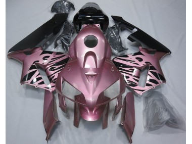 2005-2006 Rose Pink Flame Honda CBR600RR Fairings for Sale