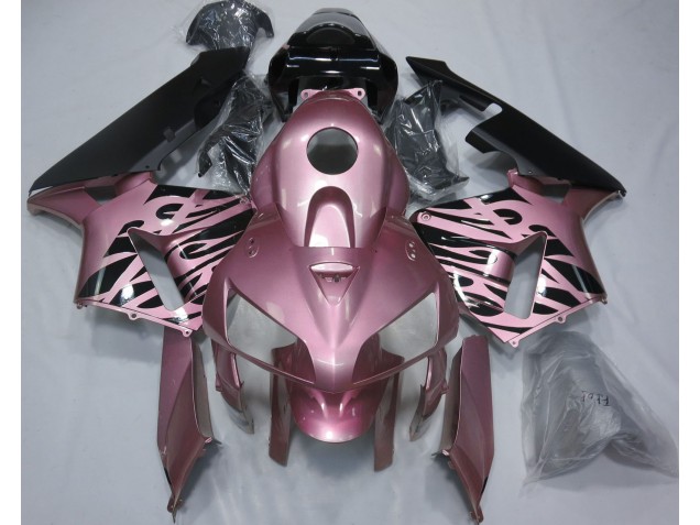 2005-2006 Rose Pink Flame Honda CBR600RR Fairings for Sale