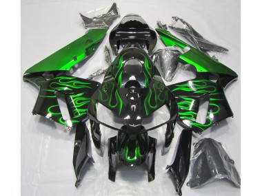 2005-2006 Vibrant Green Flame Honda CBR600RR Fairings for Sale
