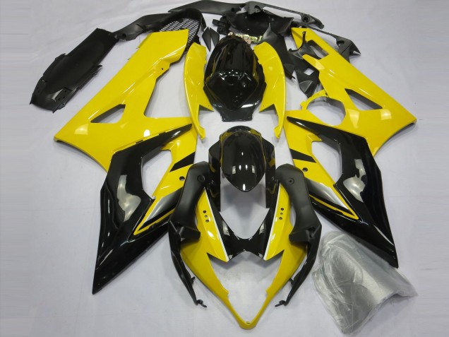 2005-2006 Yellow and Black Suzuki GSXR 1000 Fairings for Sale