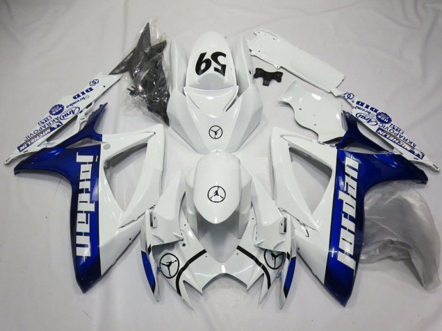 2006-2007 Blue Jordan Suzuki GSXR 600-750 Fairings for Sale 2006-2007 Blue Jordan Suzuki GSXR 600-750 Fairings for Sale
