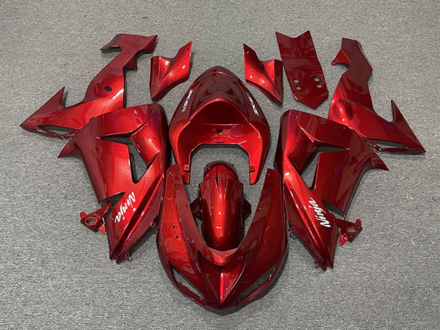 2006-2007 Candy Red Kawasaki ZX10R Fairings for Sale 2006-2007 Candy Red Kawasaki ZX10R Fairings for Sale