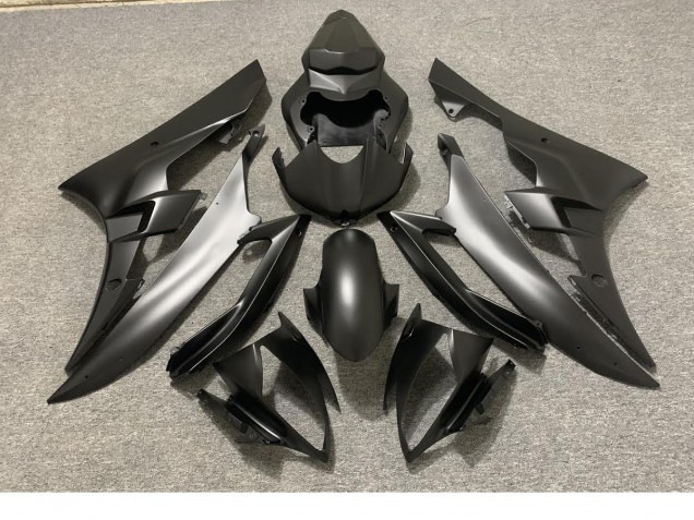 2006-2007 Full Matte Black Yamaha R6 Fairings for Sale 2006-2007 Full Matte Black Yamaha R6 Fairings for Sale