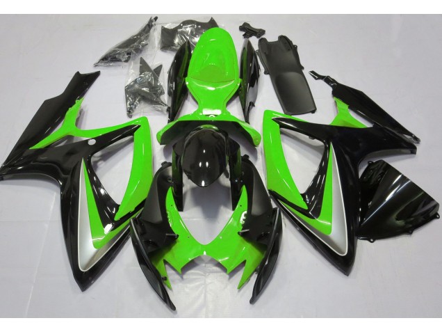 2006-2007 Gloss Green Debadged Suzuki GSXR 600-750 Fairings for Sale 2006-2007 Gloss Green Debadged Suzuki GSXR 600-750 Fairings for Sale