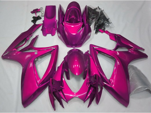 2006-2007 Gloss Pink Plain Suzuki GSXR 600-750 Fairings for Sale 2006-2007 Gloss Pink Plain Suzuki GSXR 600-750 Fairings for Sale