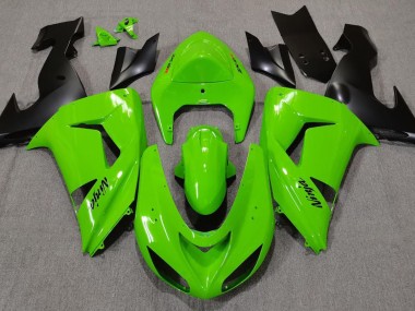 2006-2007 Green Kawasaki ZX10R Fairings for Sale