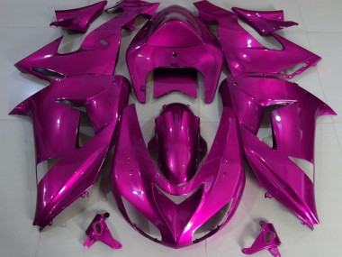 2006-2007 Hot Pink Plain Kawasaki ZX10R Fairings for Sale