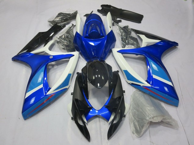 2006-2007 Light and Dark Blue Suzuki GSXR 600-750 Fairings for Sale 2006-2007 Light and Dark Blue Suzuki GSXR 600-750 Fairings for Sale