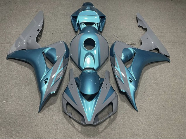 2006-2007 Nardo Grey and Light Blue Honda CBR1000RR Fairings for Sale
