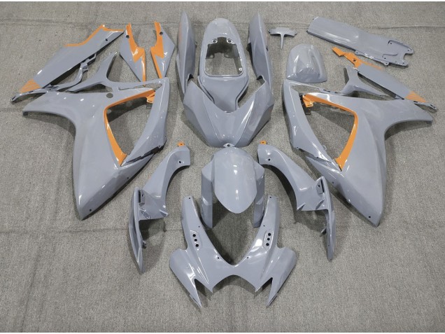 2006-2007 Nardo and Orange Trim Suzuki GSXR 600-750 Fairings for Sale 2006-2007 Nardo and Orange Trim Suzuki GSXR 600-750 Fairings for Sale