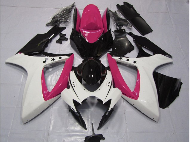 2006-2007 Pink Star Suzuki GSXR 600-750 Fairings for Sale 2006-2007 Pink Star Suzuki GSXR 600-750 Fairings for Sale