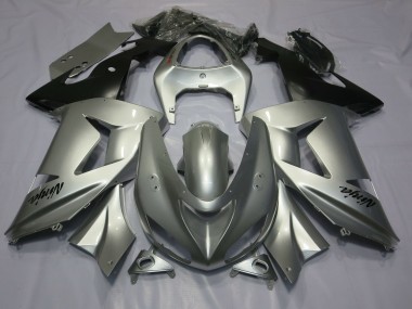 2006-2007 Silver Kawasaki ZX10R Fairings for Sale
