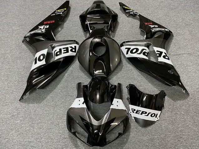 2006-2007 Silver Repsol Honda CBR1000RR Fairings for Sale 2006-2007 Silver Repsol Honda CBR1000RR Fairings for Sale