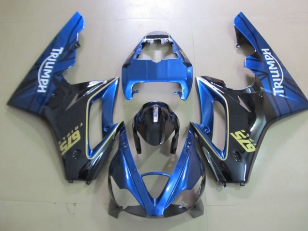 2006-2008 Blue and Black Triumph Daytona 675 Fairings for Sale 2006-2008 Blue and Black Triumph Daytona 675 Fairings for Sale
