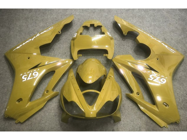 2006-2008 Gold Triumph Daytona 675 Fairings for Sale 2006-2008 Gold Triumph Daytona 675 Fairings for Sale