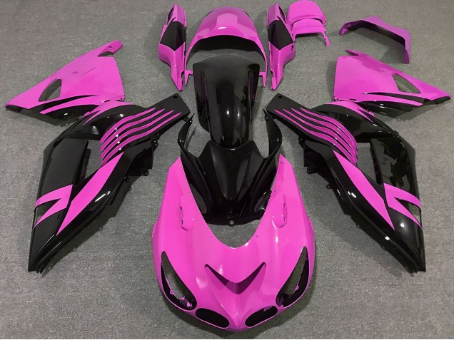 2006-2011 Bright Pink Kawasaki ZX14R Fairings for Sale 2006-2011 Bright Pink Kawasaki ZX14R Fairings for Sale
