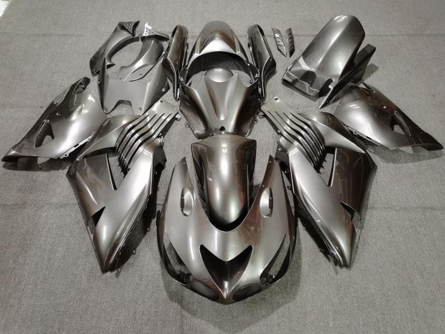 2006-2011 Silver Kawasaki ZX14R Fairings for Sale 2006-2011 Silver Kawasaki ZX14R Fairings for Sale
