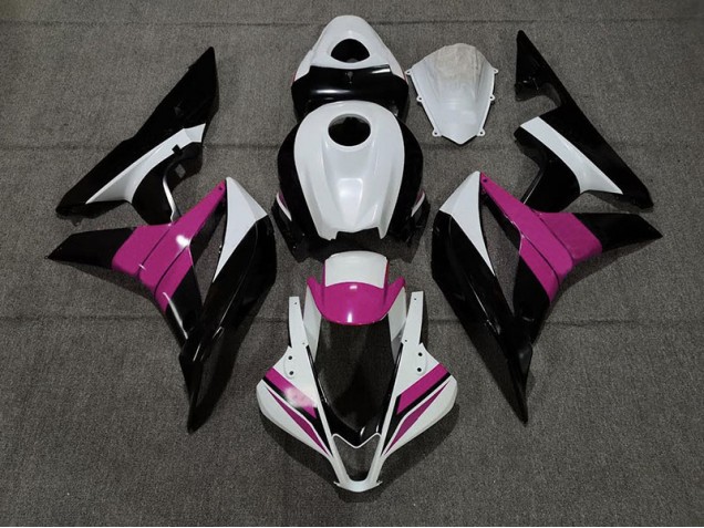 2007-2008 Black White and Pink Honda CBR600RR Fairings for Sale 2007-2008 Black White and Pink Honda CBR600RR Fairings for Sale