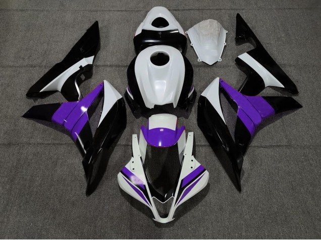 2007-2008 Black White and Purple Honda CBR600RR Fairings for Sale 2007-2008 Black White and Purple Honda CBR600RR Fairings for Sale