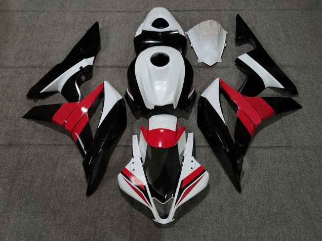 2007-2008 Black White and Red Honda CBR600RR Fairings for Sale 2007-2008 Black White and Red Honda CBR600RR Fairings for Sale