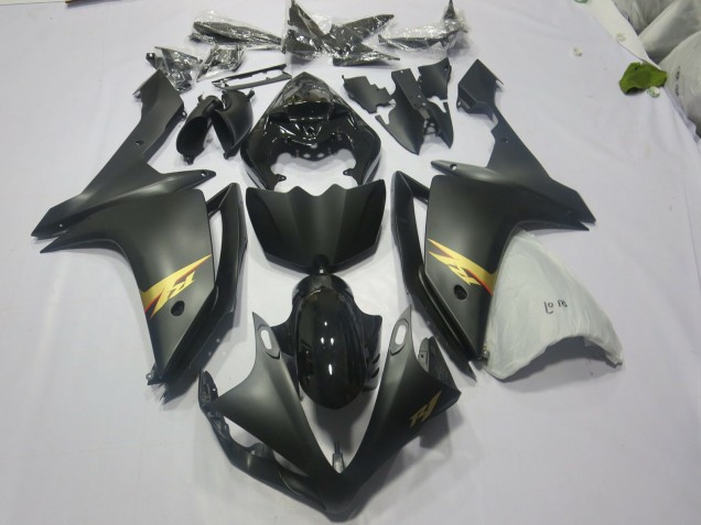 2007-2008 Black and Gold Yamaha R1 Fairings for Sale