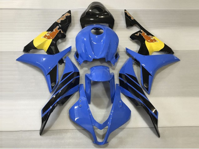 2007-2008 Blue & Orange Bull Honda CBR600RR Fairings for Sale 2007-2008 Blue & Orange Bull Honda CBR600RR Fairings for Sale