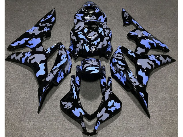 2007-2008 Blue and Gray Camouflage Honda CBR600RR Fairings for Sale 2007-2008 Blue and Gray Camouflage Honda CBR600RR Fairings for Sale