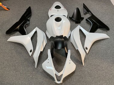 2007-2008 Clean White and Black Honda CBR600RR Fairings for Sale