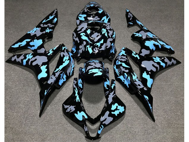 2007-2008 Custom Camo Blue Honda CBR600RR Fairings for Sale
