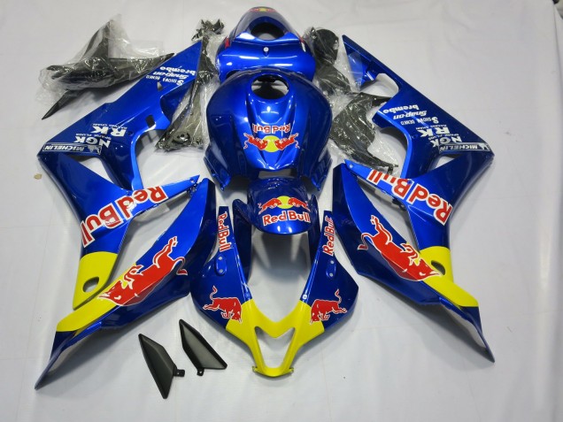 2007-2008 Deep Blue Red Bull Honda CBR600RR Fairings for Sale 2007-2008 Deep Blue Red Bull Honda CBR600RR Fairings for Sale