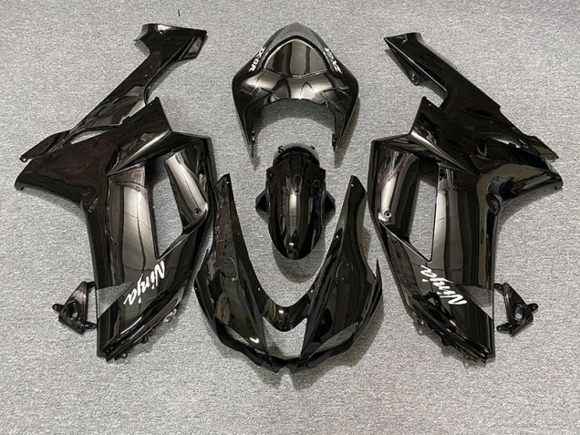2007-2008 Gloss Black Kawasaki ZX6R Fairings for Sale 2007-2008 Gloss Black Kawasaki ZX6R Fairings for Sale