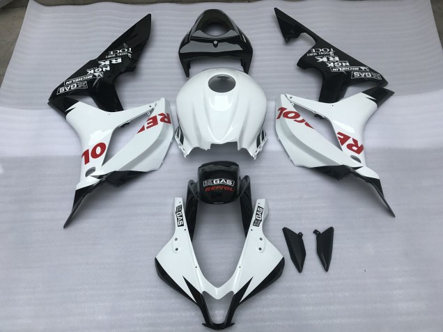 2007-2008 Gloss White & Red Repsol Honda CBR600RR Fairings for Sale 2007-2008 Gloss White & Red Repsol Honda CBR600RR Fairings for Sale