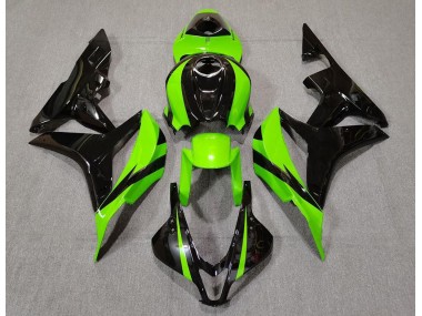 2007-2008 Lime Green and Black Honda CBR600RR Fairings for Sale