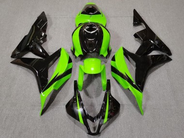 2007-2008 Lime Green and Black Honda CBR600RR Fairings for Sale
