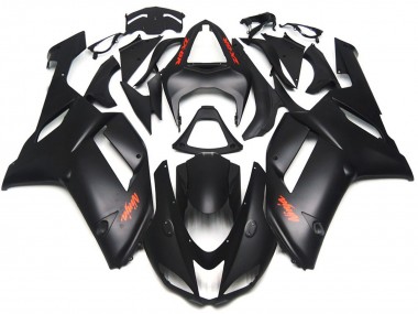 2007-2008 Matte Black Red Decals Kawasaki ZX6R Fairings for Sale